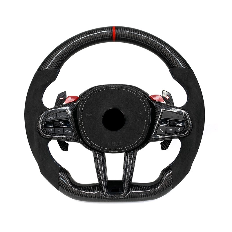 Alcantara Carbon Steering Wheel for BMW G11 G12 G20 G30 M3 G80